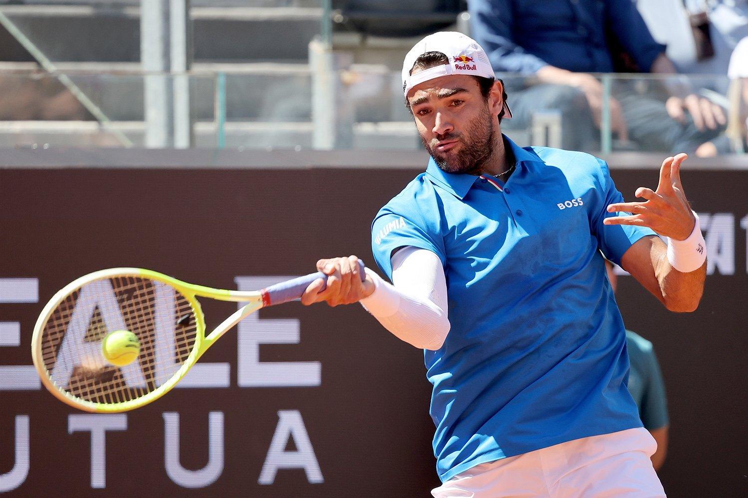 Matteo Berrettini, ex finalista di Wimbledon, è una delle stelle dell'edizione 2026 del Sardegna Open, al via lunedì al Tc Cagliari (foto FITP)